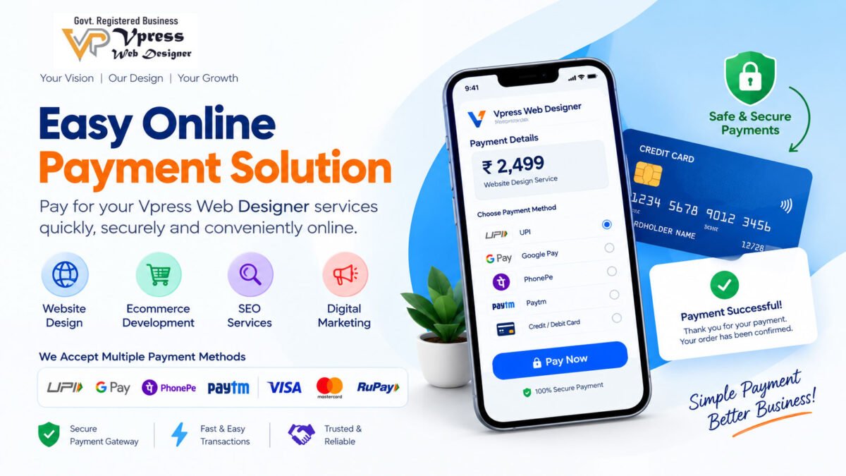 Easy Payment Solution for Vpress Services